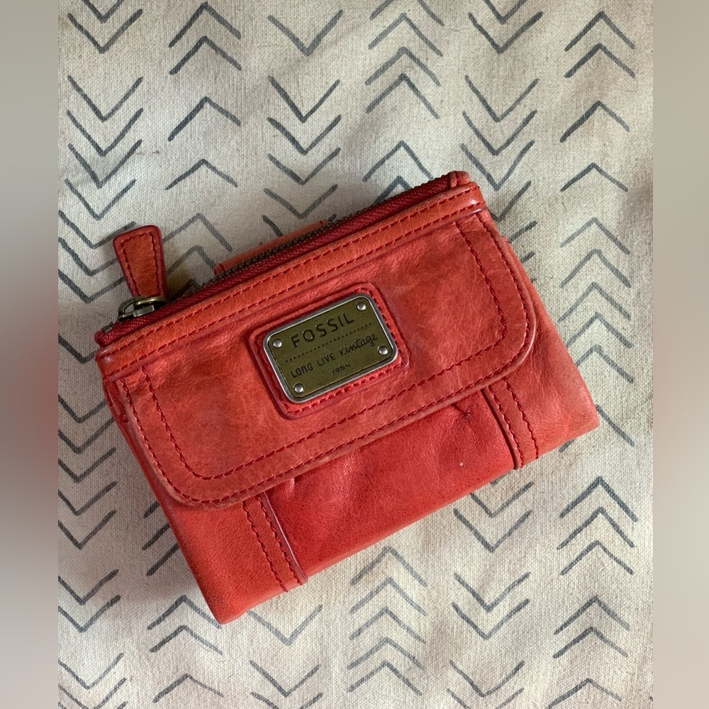 Leather Fossil Wallet